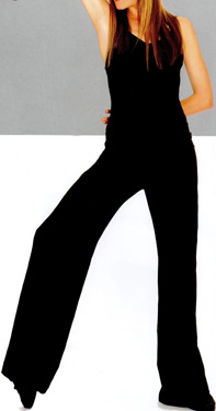 NYLON LYCRA HIPSTER JAZZ PANTS