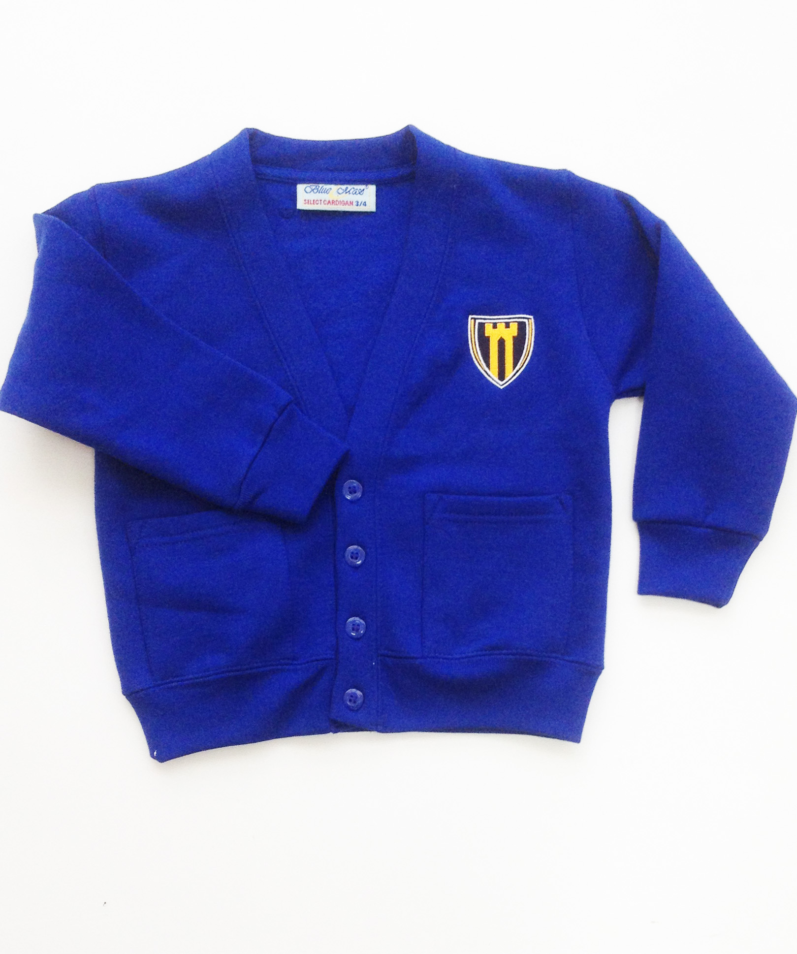 Castle Newnham Primary Sweat Cardigan (Royal)