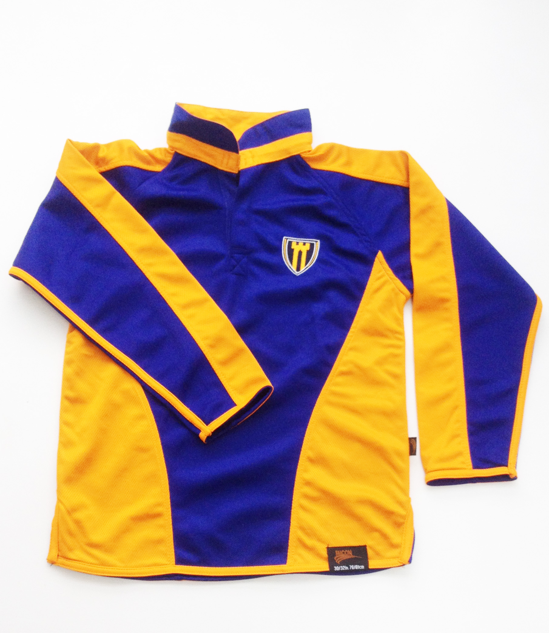 Castle Newnham Primary/Secondary Rugby Top (Royal/Amber)