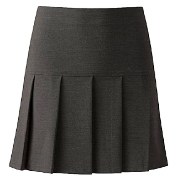 Castle Newnham Skirt (Plain Charcoal)