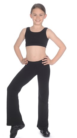 COTTON LYCRA BOOT LEG JAZZ PANTS