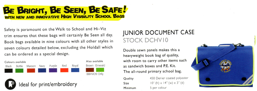 Hi-Viz Junior Document Case