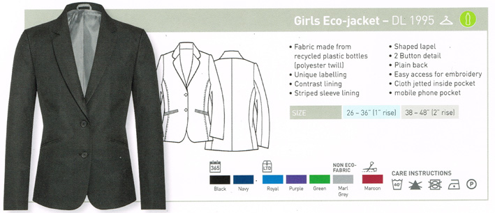 David Luke Girls Eco-Jacket