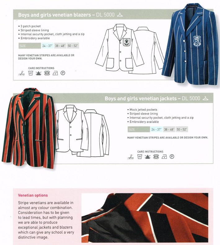 David Luke Boys and Girls Venetian Blazers and Jackets