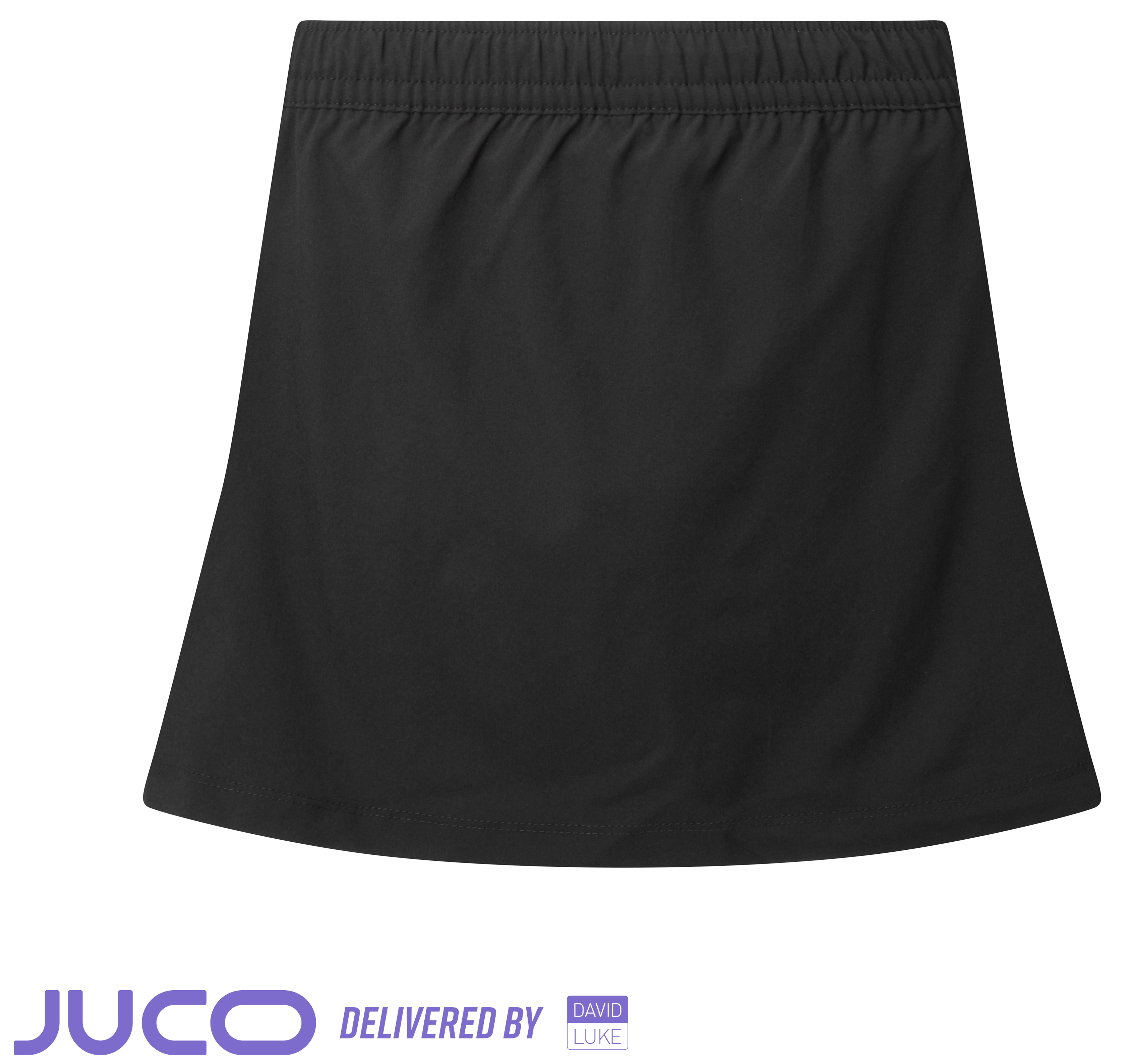 DAVID LUKE JUCO ECO SKORT (BLACK)