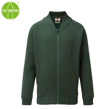 DAVID LUKE FULL ZIP ECO SWEATSHIRT