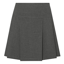 SENIOR DROP WAIST PLEATED SKIRT