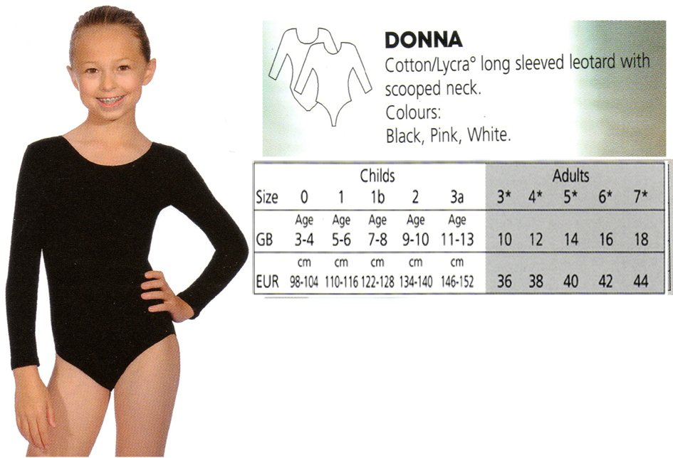 Cotton/Lycra Scoop Neck Leotard 