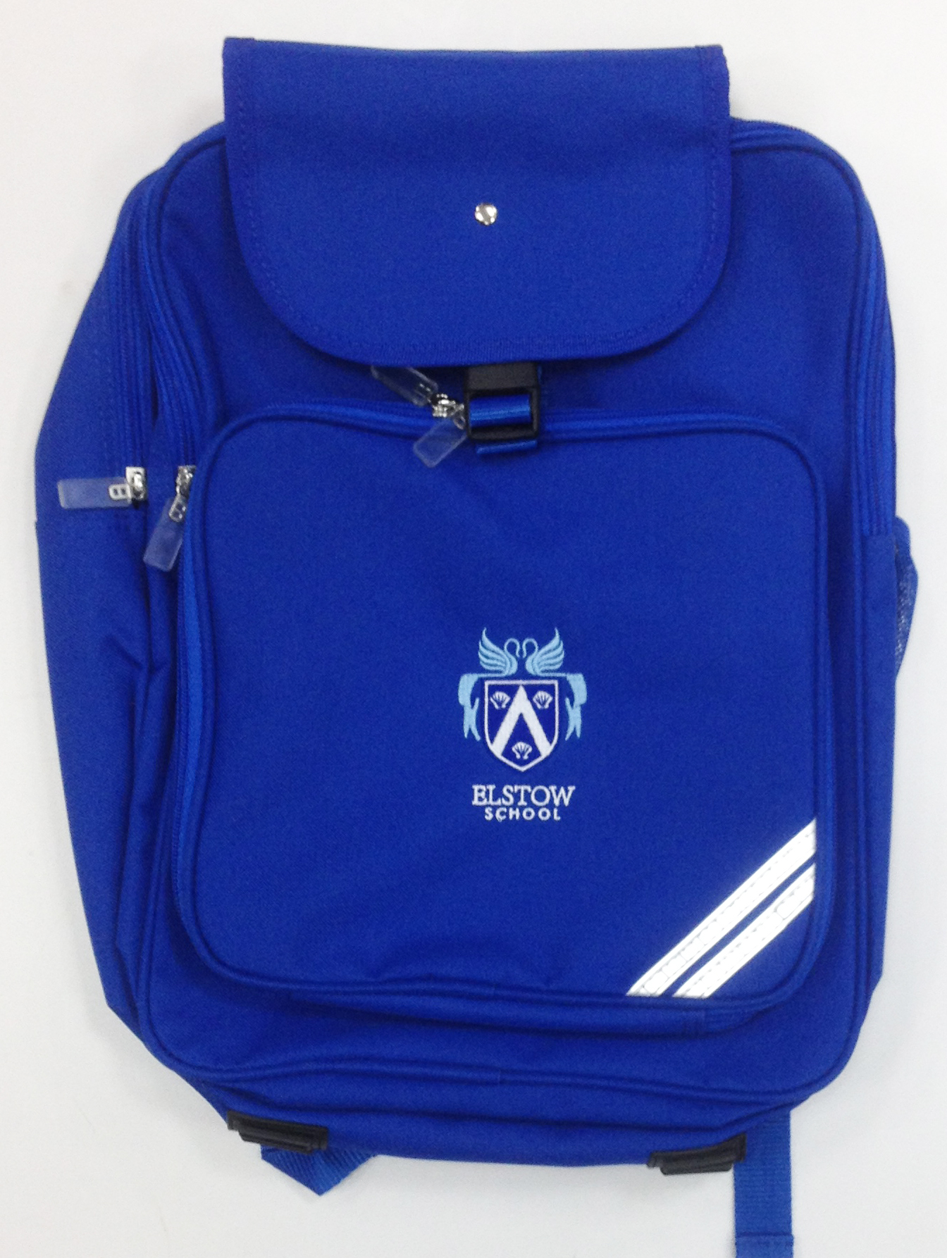 Elstow School Junior Backpack With Mesh Pocket (Royal)
