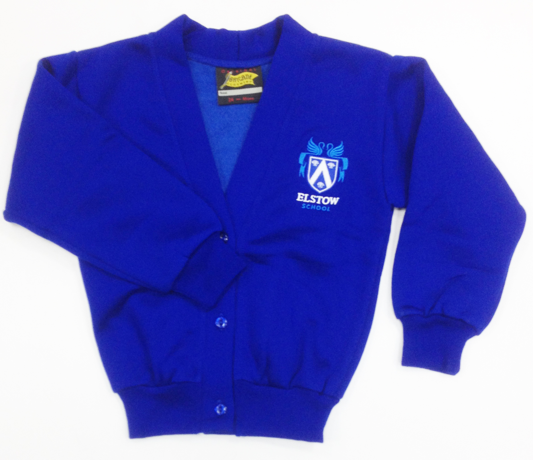 Elstow School Sweat Cardigan (Royal)