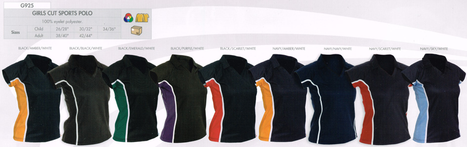 Girls Cut Sports Polo