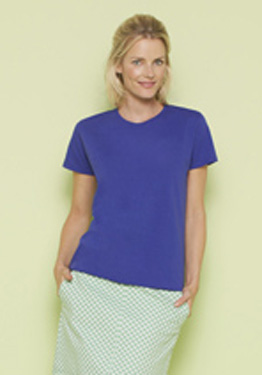 LADIES HEAVY COTTON TSHIRT