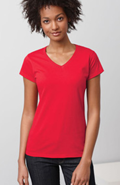 SOFT STYLE LADIES V-NECK T