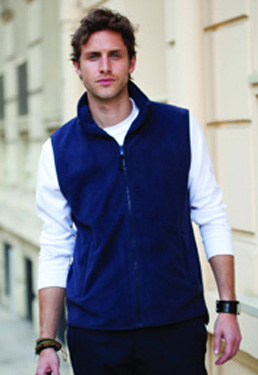 SLEEVELESS MICROFLEECE JACKET