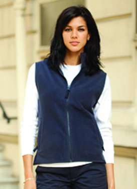 LADIES SLEEVELESS MICRO FLEECE