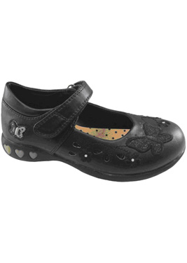 MIRAK GIRLS LEATHER UPPER VELCRO SHOES