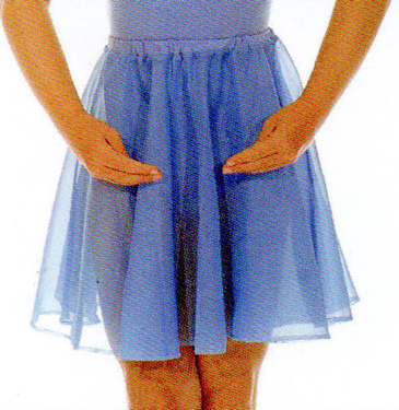 CIRCULAR CHIFFON SKIRT