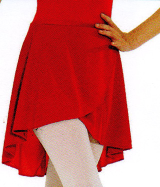 WRAPOVER POLYCREPE SKIRT