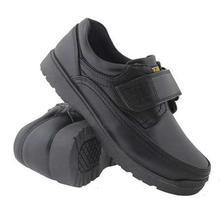 US BRASS JUNIOR BOYS VELCRO SCHOOL SHOES