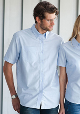 MENS SHORT SLEEVE OXFORD SHIRT