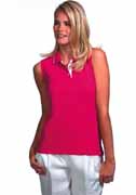 KUSTOM KIT WOMENS SPORTS SLEEVELESS POLO - KK730