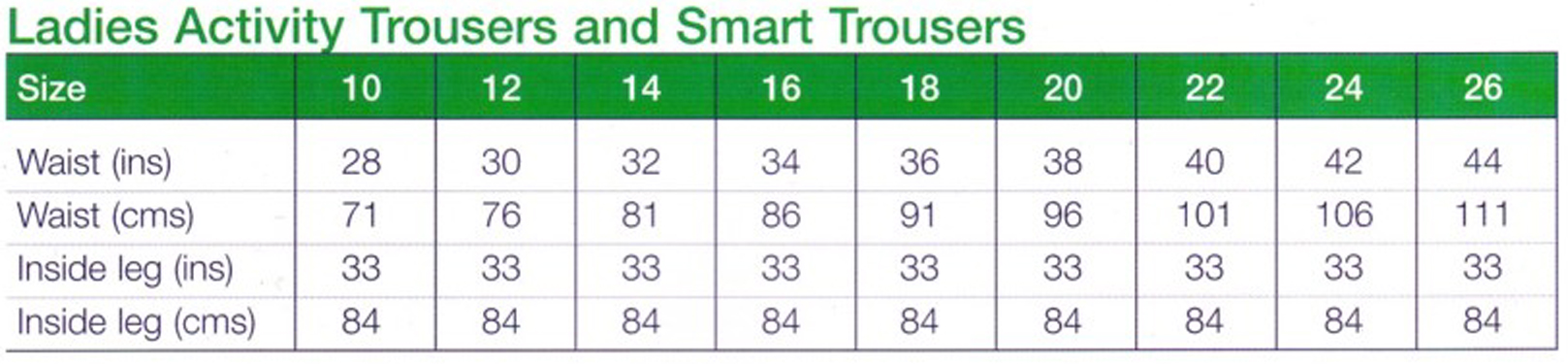 LADIES SMART TROUSER (NAVY)