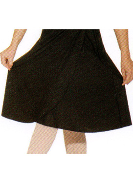 LONG WRAPOVER SKIRT