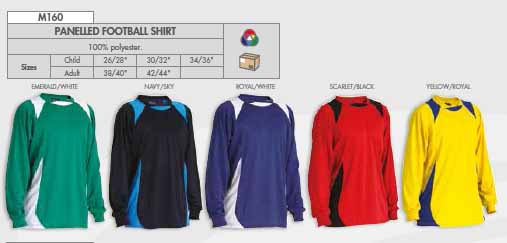 Contrasting Panels Football Shirt