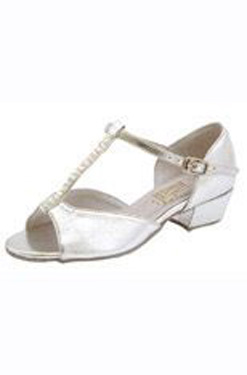 CUBAN HEEL T-BAR DIAMANTE SHOE