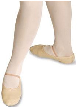 SPLIT SOLE LEATHER BALLET SHOE