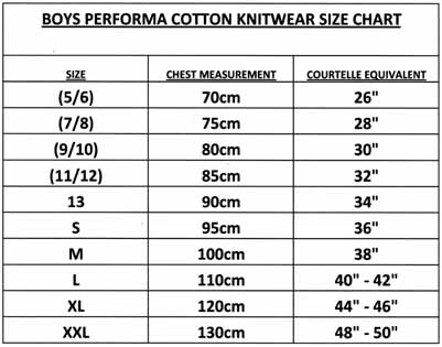 Boys light weight cotton knitted slipover