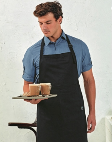 PREMIER FAIRTRADE AND ORGANIC CERTIFIED COTTON BIB APRON