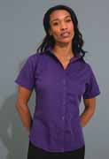 PREMIER SHORT SLEEVE POPLIN BLOUSE - PR302