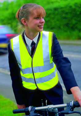 JUNIOR SAFETY HI VIZ VEST