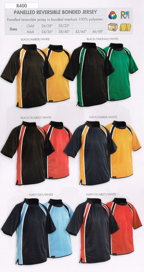 Fully Short Sleeve Reversible Bonded Jersey