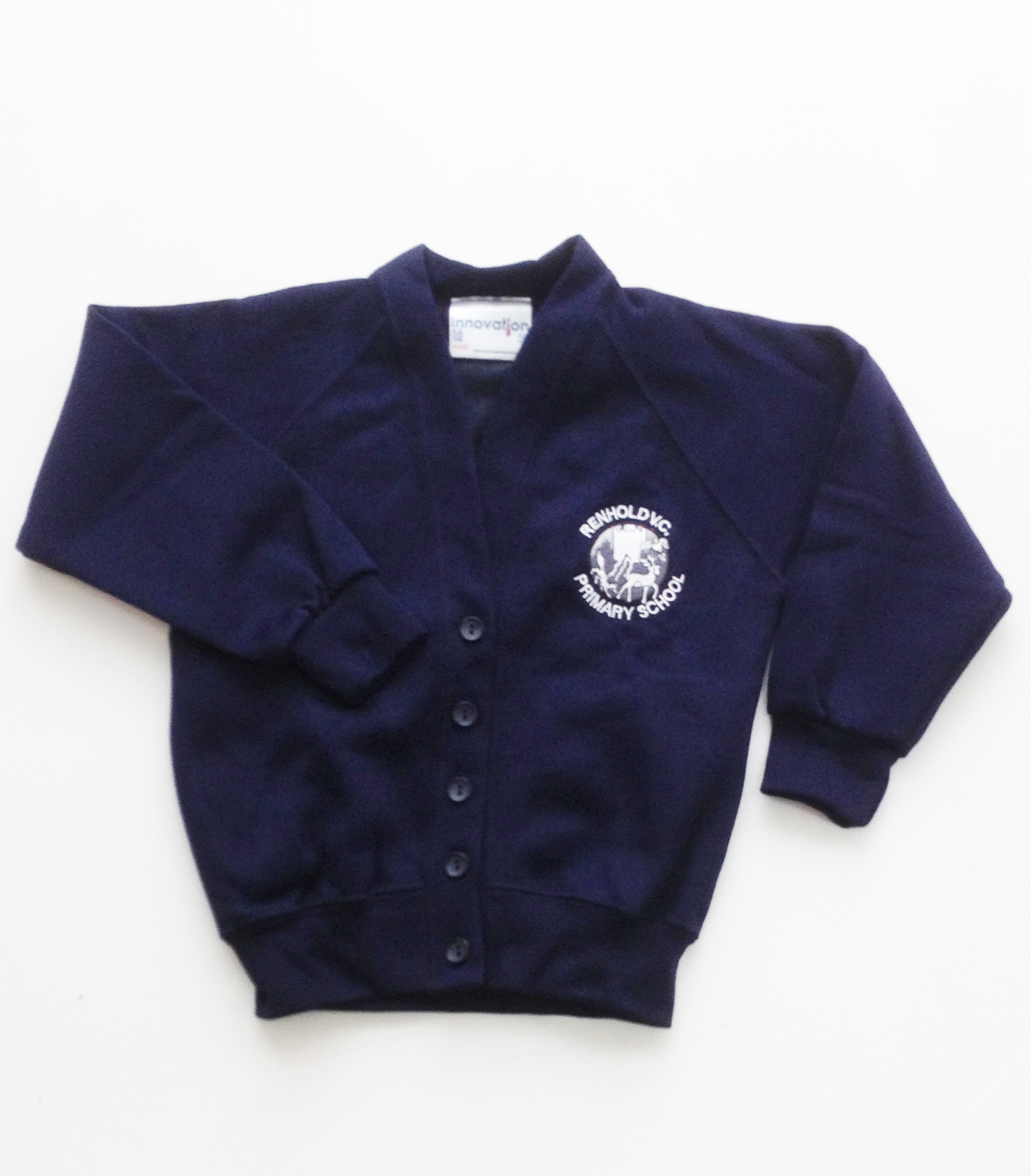 Renhold Primary Sweat Cardigan (Navy)