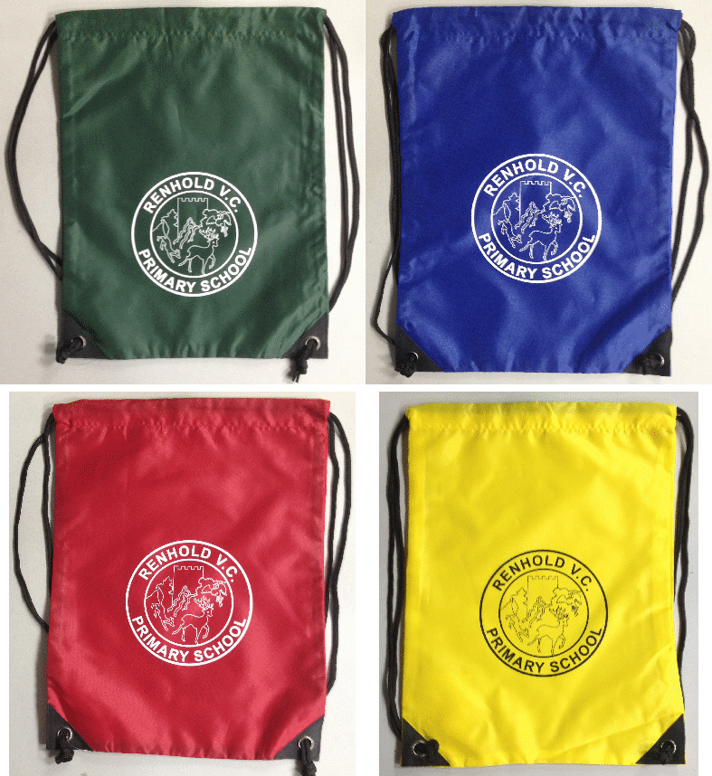 Renhold Primary Gym Bags