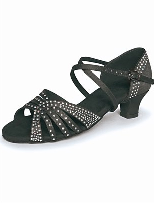 X-STRAPS SPANISH HEEL DANCE SHOE