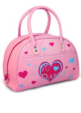 RETRO STYLE DANCE BAG WITH LOVE DESIGN