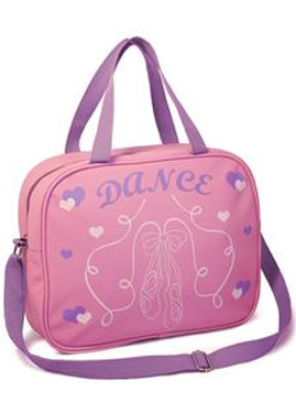 PVC SHOULDER BAG WITH POINTE SHOE DESIGN
