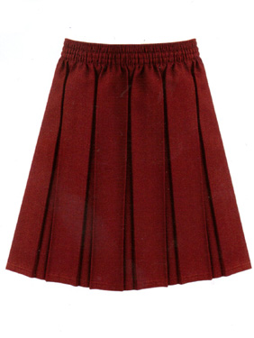 BOX PLEAT SKIRT