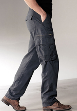 KARIBAN MENS POCKET TROUSERS