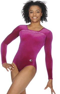 ZONE SPARKLE LONG SLEEVE LEOTARD