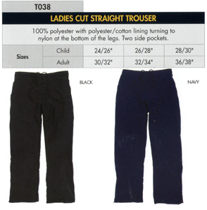Ladies Straight Cut Trouser 