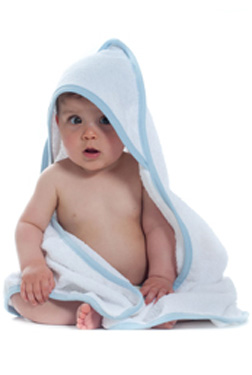 BABIES HOODED TOWEL