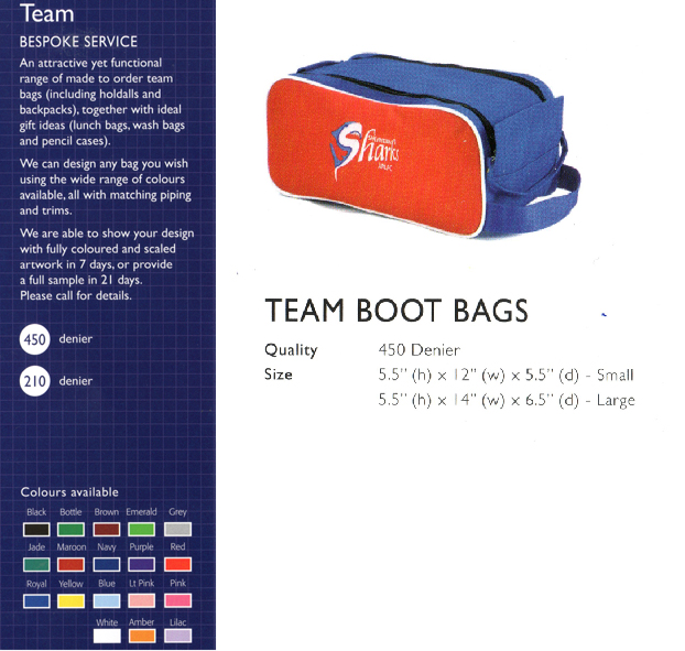 Team Boot Bag