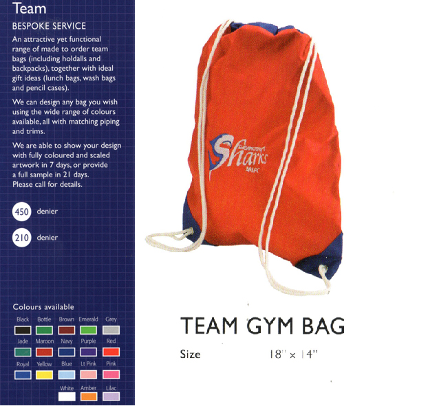 Team Gym Bag