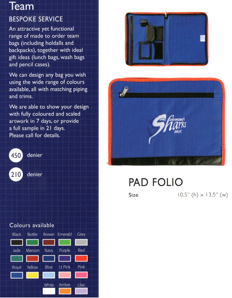 Team Pad Folio