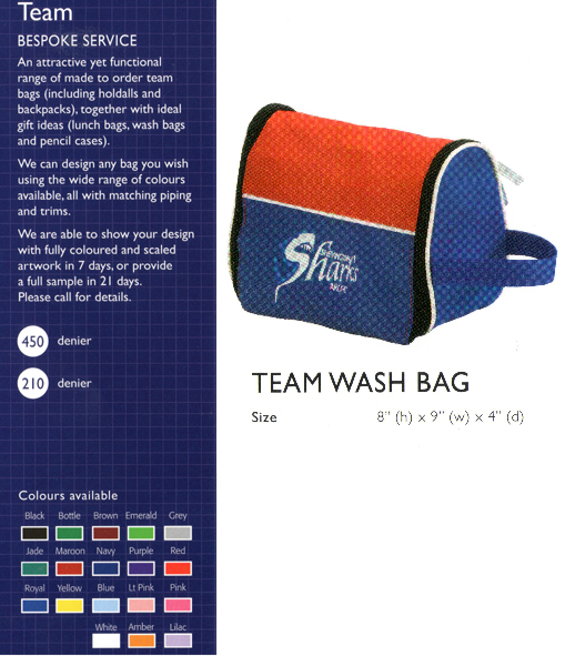 Team Wash Bag