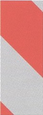 STRIPE TIE - scarlet/silver